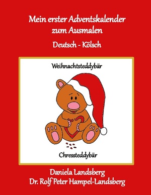 ISBN 9783756861651: Mein erster Adventskalender zum Ausmalen - Deutsch - Kölsch