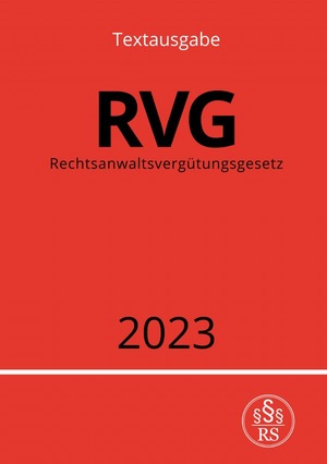 neues Buch – Ronny Studier – Rechtsanwaltsvergütungsgesetz - RVG 2023