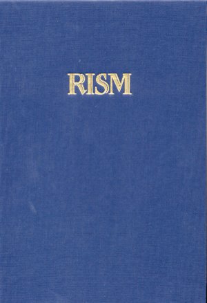 ISBN 9783761802281: Répertoire International des Sources Musicales (RISM) / Einzeldrucke vor 1800 – Aarts - Byrd