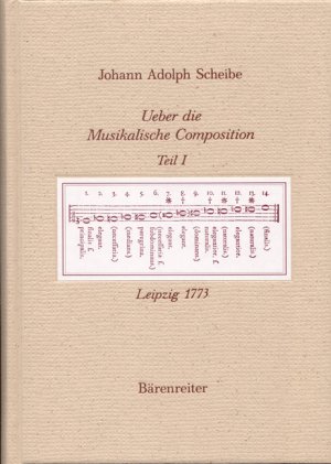 neues Buch – Scheibe, Johann Adolph  – Ueber die Musikalische Composition. Tl.1