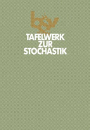 ISBN 9783762733614: Stochastik - Schulbuch Tafelwerk