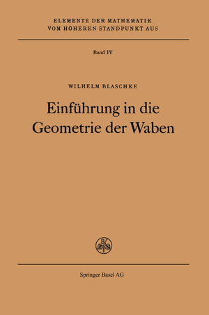 ISBN 9783764300333: Einführung in die Geometrie der Waben