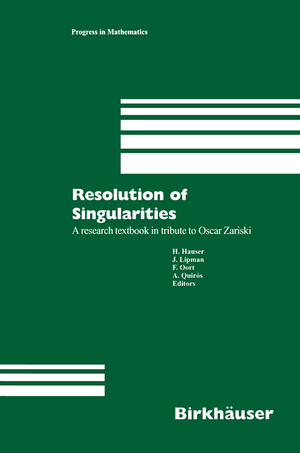 neues Buch – Herwig Hauser – Resolution of Singularities