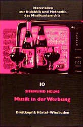 ISBN 9783765101748: Musik in der Werbung