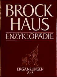 gebrauchtes Buch – Brockhaus Enzyklopädie in 24 Bänden, Band 30, Ergänzungen A-Z