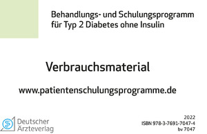 gebrauchtes Buch – Grüßer, Monika, Jörgens, Viktor – Behandlungs- und Schulungsprogramm für Typ 2 Diabetes ohne Insulingabe: Verbrauchsmaterial: Verbrauchsmaterial für 10 Patienten: Enth.: 10 Handbücher ... Fragebögen u. 4 Blöcke