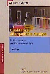 ISBN 9783769226874: Qualitative anorganische Analyse für Pharmazeuten und Naturwissenschaftler