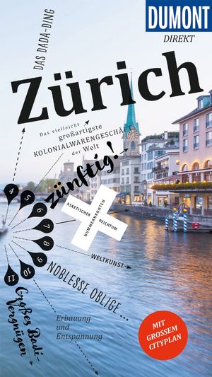 gebrauchtes Buch – Patrick Krause – DuMont direkt Reiseführer Zürich - Mit großem Cityplan