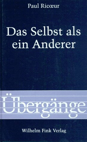 ISBN 9783770529049: Das Selbst als ein Anderer