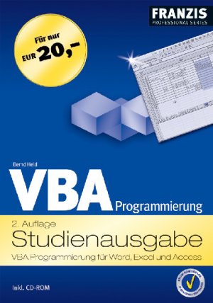 ISBN 9783772375897: VBA-Programmierung