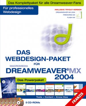 ISBN 9783772393464: Das Web Design Paket für dreamweaver mx