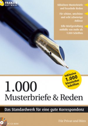 ISBN 9783772397004: 1.000  Musterbriefe & Reden - Das Standardwerk für eine gute Korrespondenz - für Privat und Büro