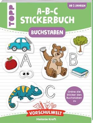 ISBN 9783772446214: Vorschulwelt - Das A-B-C-Stickerbuch