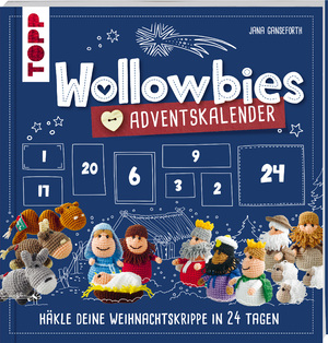 ISBN 9783772448881: Wollowbies Adventskalender – Häkle deine Weihnachtskrippe in 24 Tagen