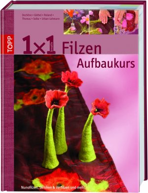 ISBN 9783772450372: 1x1 kreativ Filzen. Der Aufbaukurs - Neue Techniken: z.B. Nuno-Filzen, Stickstoff-Filzen, Relief-Filzen und Patchwork-Filzen