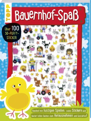 ISBN 9783772476679: 3D-Sticker- und Rätselbuch: Bauernhof-Spaß - Randvoll mit lustigen Spielen, coolen Stickern und lauter tollen Sachen zum Herausnehmen und Gestalten. Über 100 3D-Puffy-Sticker