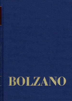 ISBN 9783772804342: Bernard Bolzano Gesamtausgabe / Reihe II: Nachlaß. B. Wissenschaftliche Tagebücher. Band 2,1: Miscellanea Mathematica 1