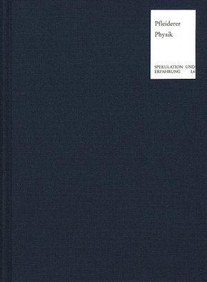 ISBN 9783772816079: Physik – Naturlehre nach Klügel. Nachschrift einer Tübinger Vorlesung von 1804