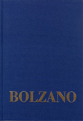 ISBN 9783772823312: Bernard Bolzano Gesamtausgabe / Reihe II: Nachlaß. B. Wissenschaftliche Tagebücher. Band 11,1: Miscellanea Mathematica 19