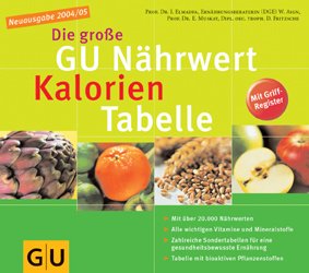 ISBN 9783774260481: große GU Nähwert-Kalorien-Tabelle. GU Tabellen Mit über 20.000 Nährwerten. Alle wichtigen Vitamine und Mineral-stoffe. Zahlreiche Sondertabellen für eine gesundheitsbewusste Ernährung. Tabelle mit wichtigen bioaktiven Pflanzenstoffen