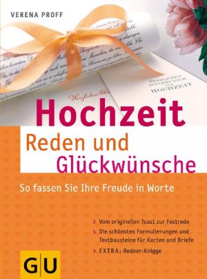 gebrauchtes Buch – Verena Proff – Hochzeit Reden und Glückwünsche