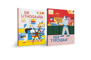 ISBN 9783775760591: Die Lithografin  & Der Typograf : Zwei Bilderbücher für Kinder ab 6 Jahren über Buchdruck und Schriftkunst