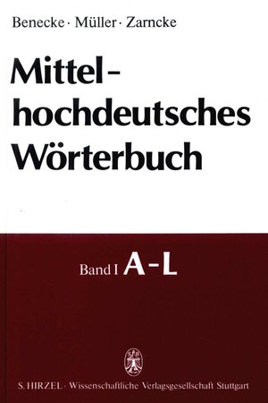 ISBN 9783777604664: Mittelhochdeutsches Wörterbuch, 5 Bände.