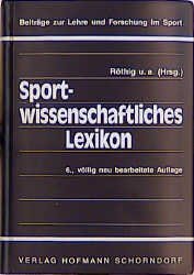 gebrauchtes Buch – Hartmut Becker – Sportwissenschaftliches Lexikon (Beiträge zur Lehre und Forschung im Sport)