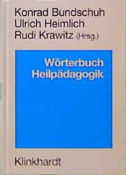 ISBN 9783781509993: Wörterbuch Heilpädagogik