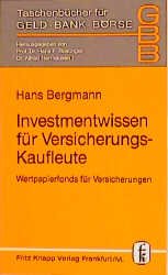 ISBN 9783781911581: Investmentwissen für Versicherungskaufleute