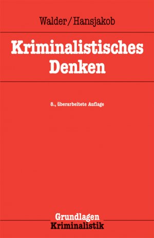 ISBN 9783783208030: Kriminalistisches Denken