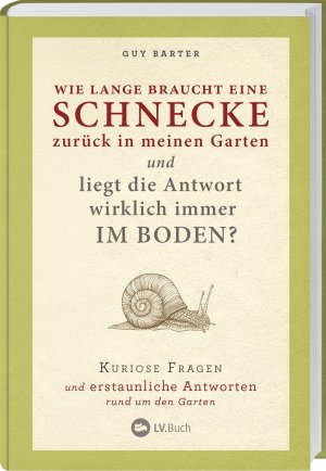 neues Buch – Guy Barter – Wie lange braucht eine Schnecke zurück in meinen Garten und liegt die Antwort wirklich immer im Boden?