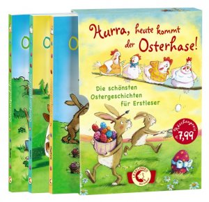 ISBN 9783785574799: Hurra, heute kommt der Osterhase! - Die schönsten Ostergeschichten für Erstleser ab 8 Jahre (3 Bücher im Pappschuber)