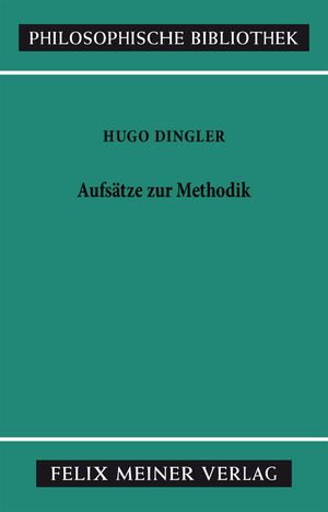 ISBN 9783787307180: Aufsätze zur Methodik