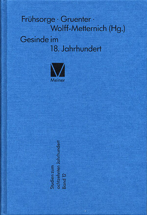 ISBN 9783787309153: Gesinde im 18. Jahrhundert