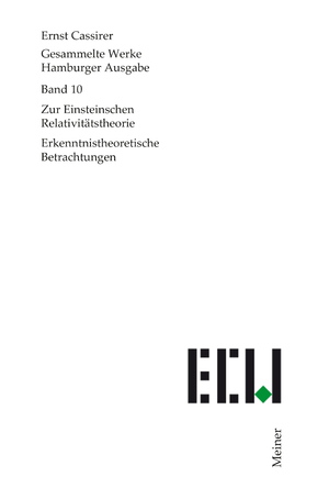 ISBN 9783787314102: Zur Einsteinschen Relativitätstheorie - Erkenntnistheoretische Betrachtungen