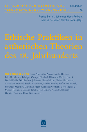 ISBN 9783787344260: Ethische Praktiken in ästhetischen Theorien des 18. Jahrhunderts