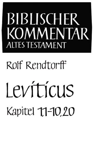 ISBN 9783788707866: Leviticus III 2 (2,1-5,26)