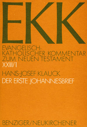 ISBN 9783788713775: Der erste Johannesbrief, EKK XXIII/1