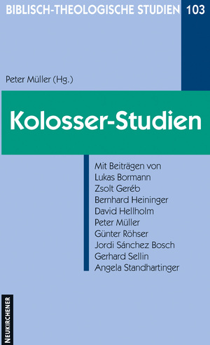 ISBN 9783788723675: Kolosser-Studien