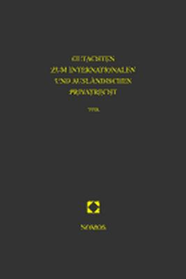 ISBN 9783789068164: Gutachten zum internationalen und ausländischen Privatrecht 1998