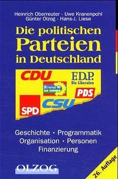 ISBN 9783789280450: Die politischen Parteien in Deutschland ZUSTAND SEHR GUT