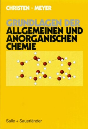 ISBN 9783793554936: Grundlagen der Allgemeinen und Anorganischen Chemie: Neubearbeitung Christen, Hans-Rudolf