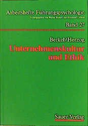 ISBN 9783793871651: Unternehmenskultur und Ethik