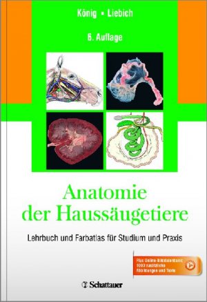 ISBN 9783794529841: Anatomie der Haussäugetiere: Lehrbuch und Farbatlas für Studium und Praxis [Gebundene Ausgabe] Horst Erich König Hans Georg Liebich Tiermedizin Veterinärmedizin Bewegungsapparat Verdauungsapparat Atmu