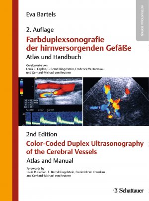 neues Buch – Eva Bartels – Farbduplexsonografie der hirnversorgenden Gefäße / Color-Coded Duplex Ultrasonography of the Cerebral Vessels | Atlas and Manual // Atlas und Handbuch // INTERNATIONAL EDITION | Eva Bartels | Buch