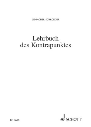 ISBN 9783795725235: Lehrbuch des Kontrapunktes