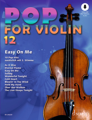 ISBN 9783795727789: Pop for Violin 12 - Easy On Me. Band 12. 1-2 Violinen.