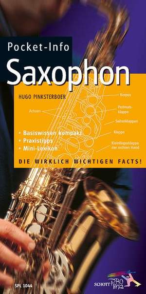 ISBN 9783795751289: Pocket-Info Saxophon - Basiswissen kompakt - Praxistipps - Mini-Lexikon