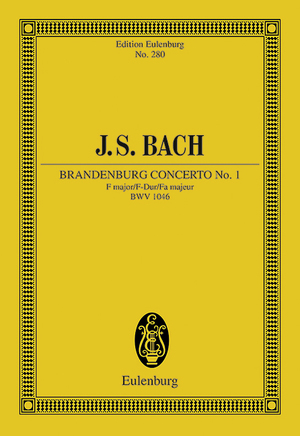 ISBN 9783795761967: Brandenburgisches Konzert Nr. 1 F-Dur – BWV 1046. 2 Hörner, 3 Oboen, Fagott, Streicher und Basso continuo. Studienpartitur.